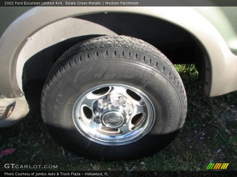 Estate Green Metallic / Medium Parchment 2002 Ford Excursion Limited 4x4