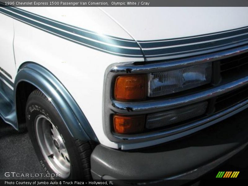 Olympic White / Gray 1996 Chevrolet Express 1500 Passenger Van Conversion