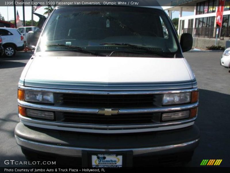 Olympic White / Gray 1996 Chevrolet Express 1500 Passenger Van Conversion
