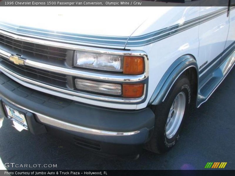 Olympic White / Gray 1996 Chevrolet Express 1500 Passenger Van Conversion