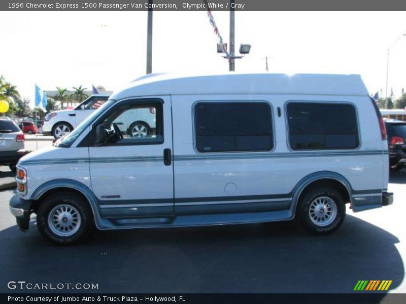 Olympic White / Gray 1996 Chevrolet Express 1500 Passenger Van Conversion