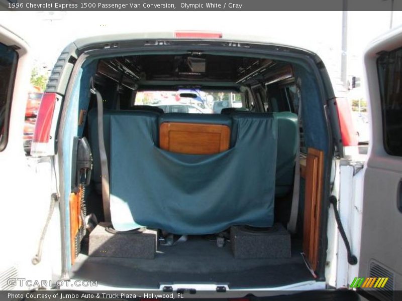 Olympic White / Gray 1996 Chevrolet Express 1500 Passenger Van Conversion