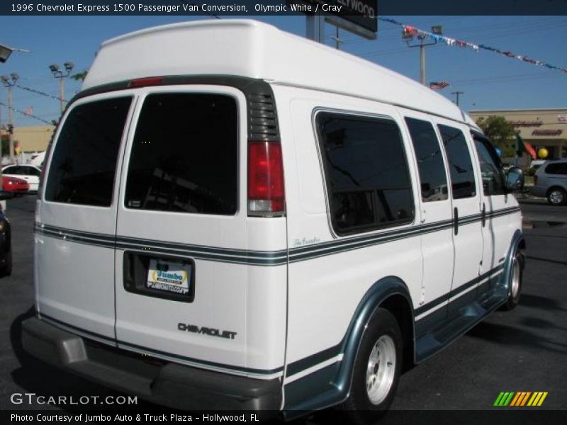 Olympic White / Gray 1996 Chevrolet Express 1500 Passenger Van Conversion