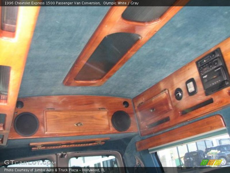 Olympic White / Gray 1996 Chevrolet Express 1500 Passenger Van Conversion