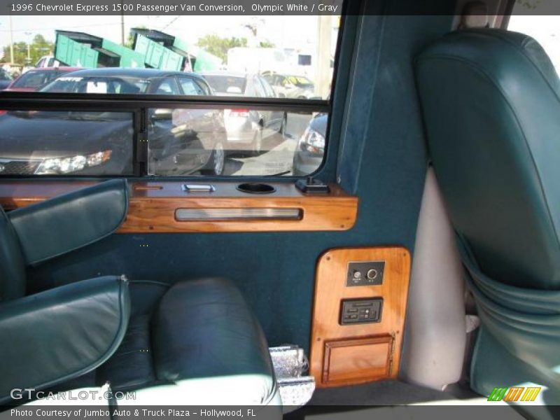 Olympic White / Gray 1996 Chevrolet Express 1500 Passenger Van Conversion