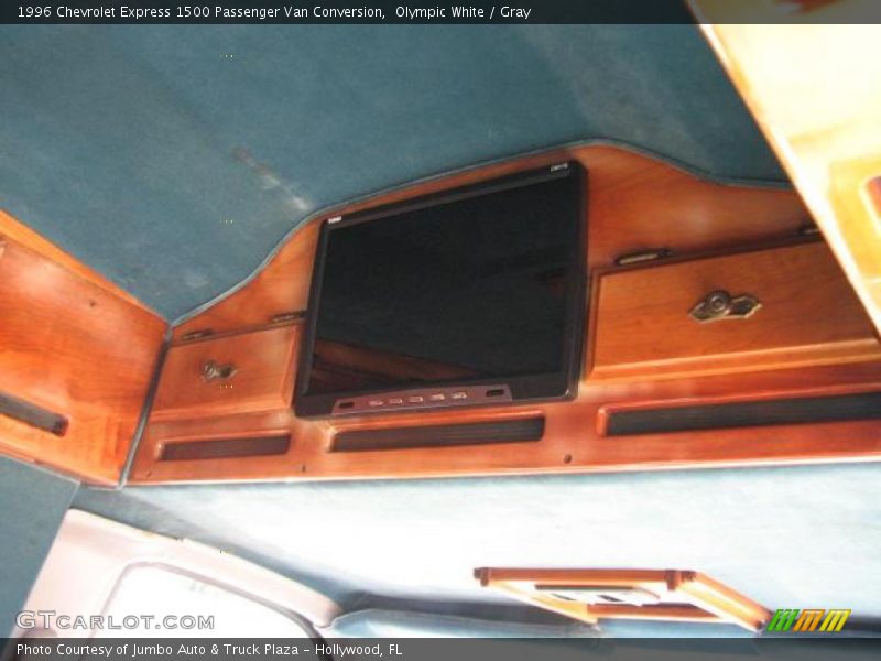 Olympic White / Gray 1996 Chevrolet Express 1500 Passenger Van Conversion