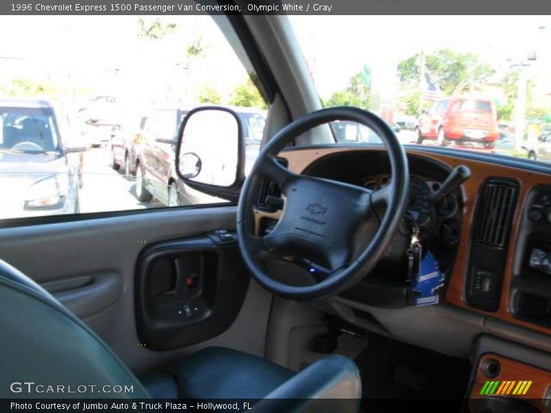 Olympic White / Gray 1996 Chevrolet Express 1500 Passenger Van Conversion