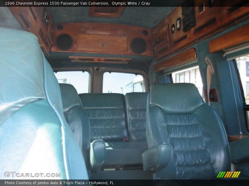Olympic White / Gray 1996 Chevrolet Express 1500 Passenger Van Conversion