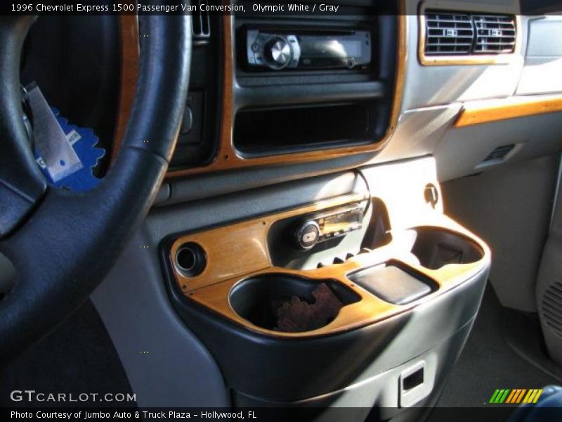 Olympic White / Gray 1996 Chevrolet Express 1500 Passenger Van Conversion