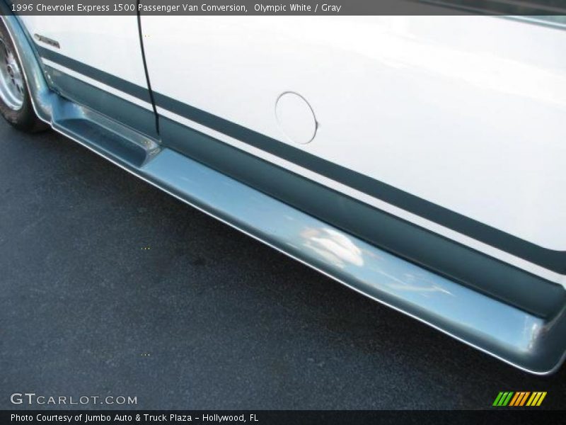 Olympic White / Gray 1996 Chevrolet Express 1500 Passenger Van Conversion