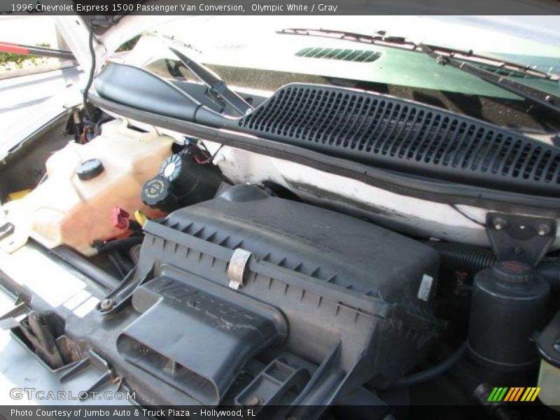 Olympic White / Gray 1996 Chevrolet Express 1500 Passenger Van Conversion