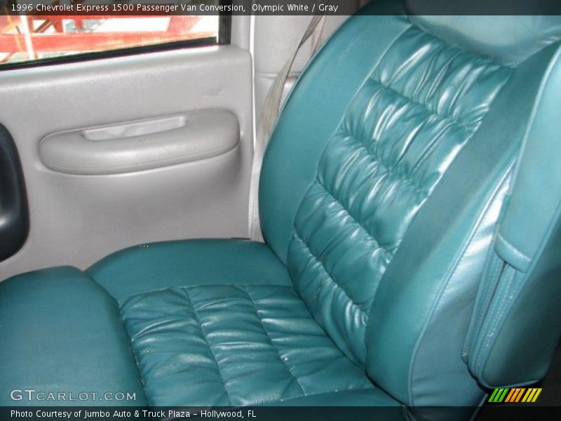 Olympic White / Gray 1996 Chevrolet Express 1500 Passenger Van Conversion