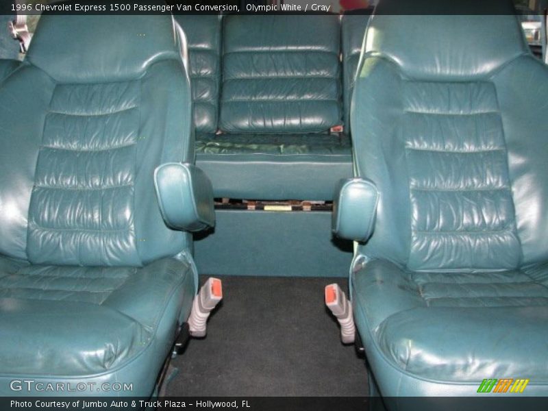 Olympic White / Gray 1996 Chevrolet Express 1500 Passenger Van Conversion
