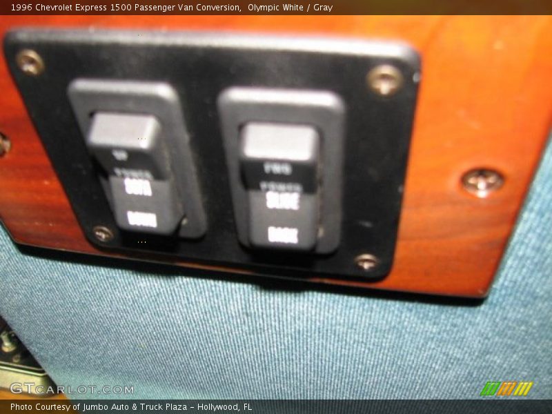 Olympic White / Gray 1996 Chevrolet Express 1500 Passenger Van Conversion