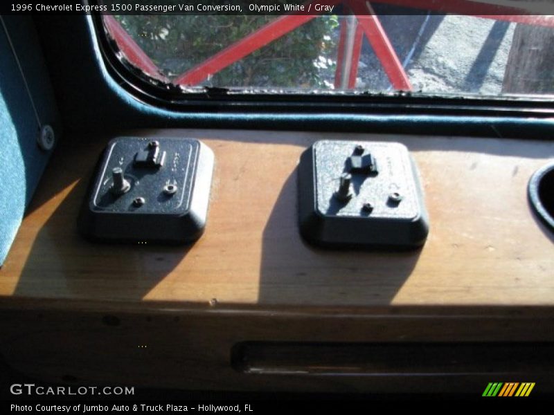 Olympic White / Gray 1996 Chevrolet Express 1500 Passenger Van Conversion