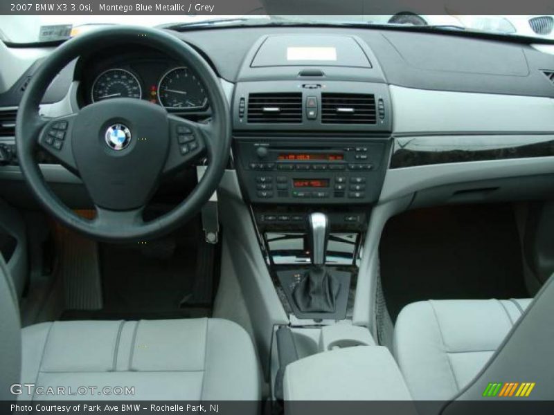 Montego Blue Metallic / Grey 2007 BMW X3 3.0si