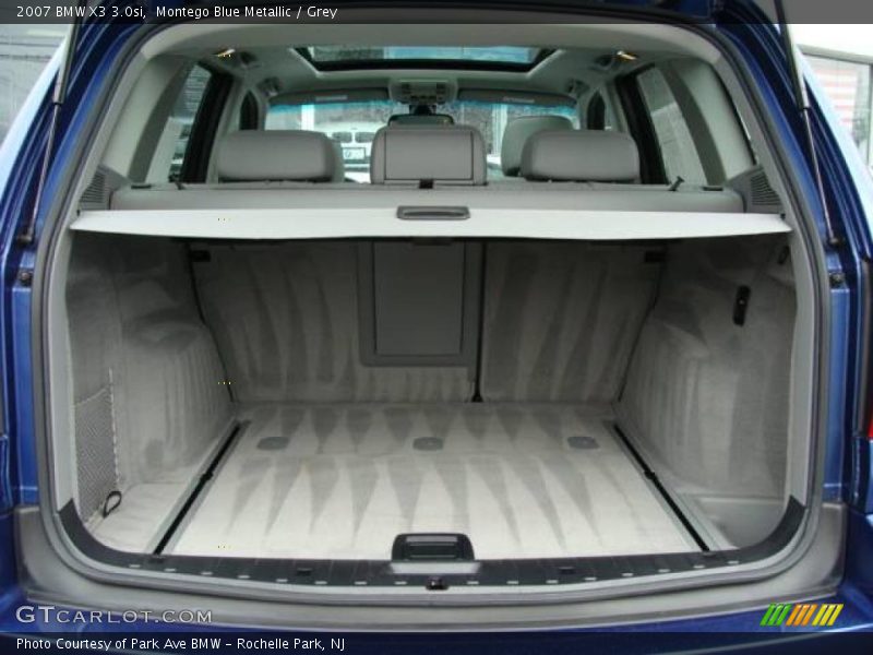 Montego Blue Metallic / Grey 2007 BMW X3 3.0si
