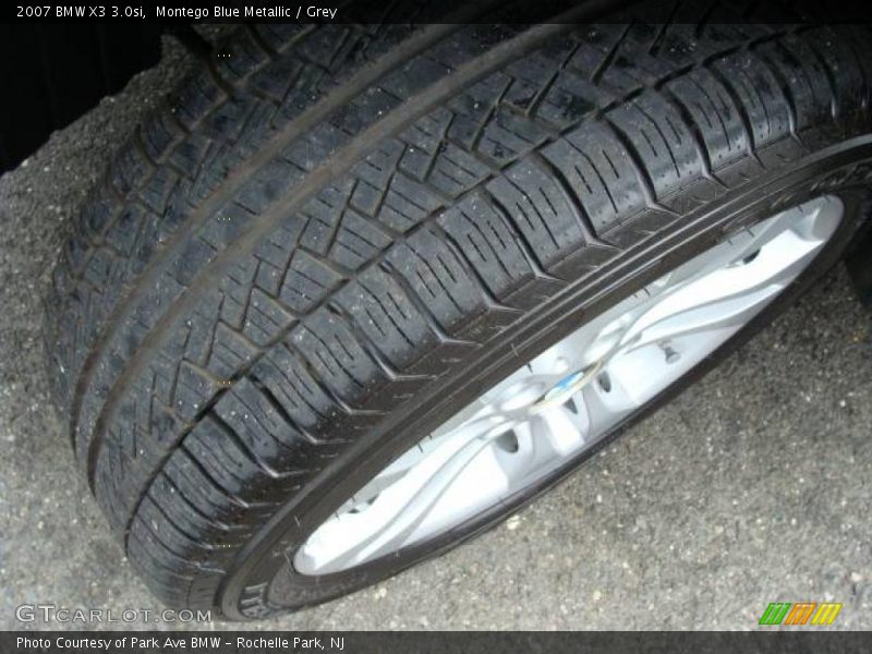 Montego Blue Metallic / Grey 2007 BMW X3 3.0si