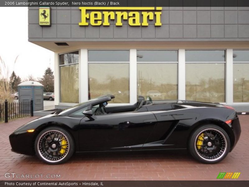 Nero Noctis (Black) / Black 2006 Lamborghini Gallardo Spyder