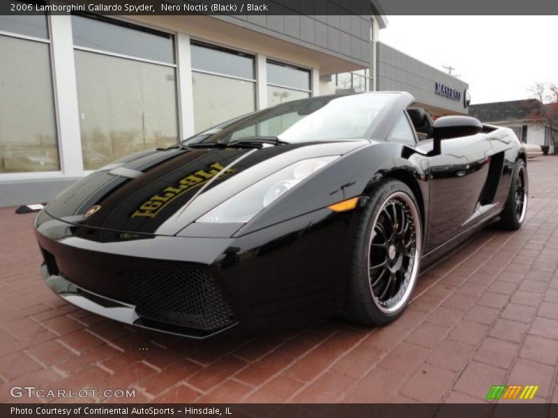 Nero Noctis (Black) / Black 2006 Lamborghini Gallardo Spyder