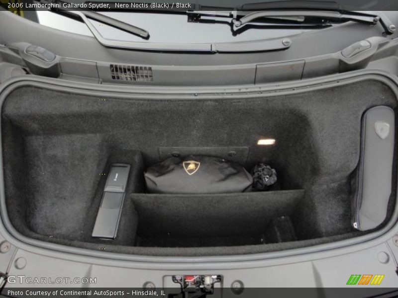  2006 Gallardo Spyder Trunk