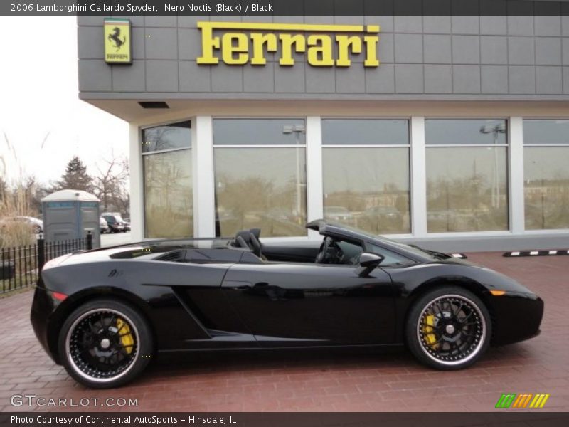Nero Noctis (Black) / Black 2006 Lamborghini Gallardo Spyder