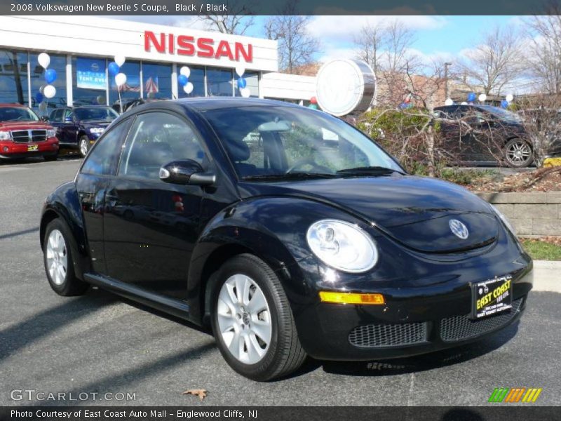 Black / Black 2008 Volkswagen New Beetle S Coupe