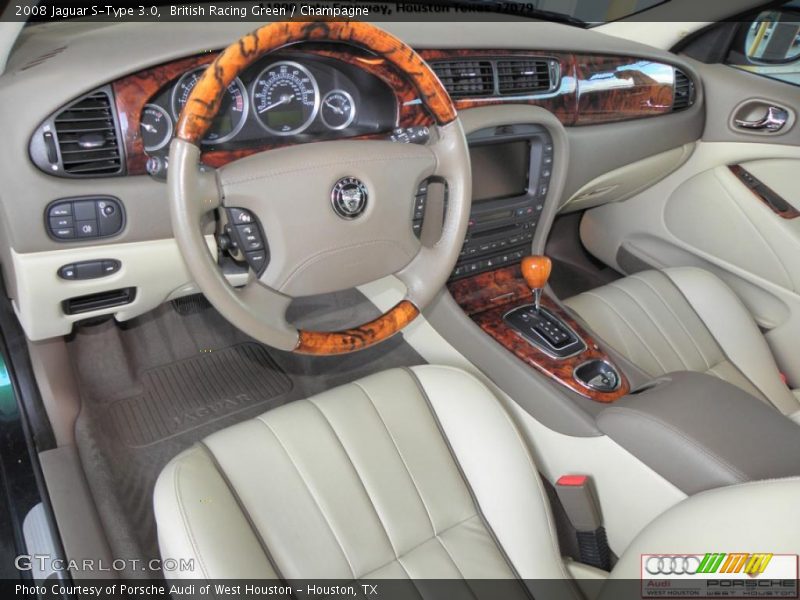 Champagne Interior - 2008 S-Type 3.0 