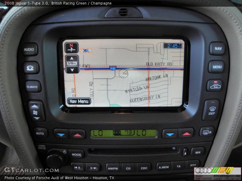 Navigation of 2008 S-Type 3.0