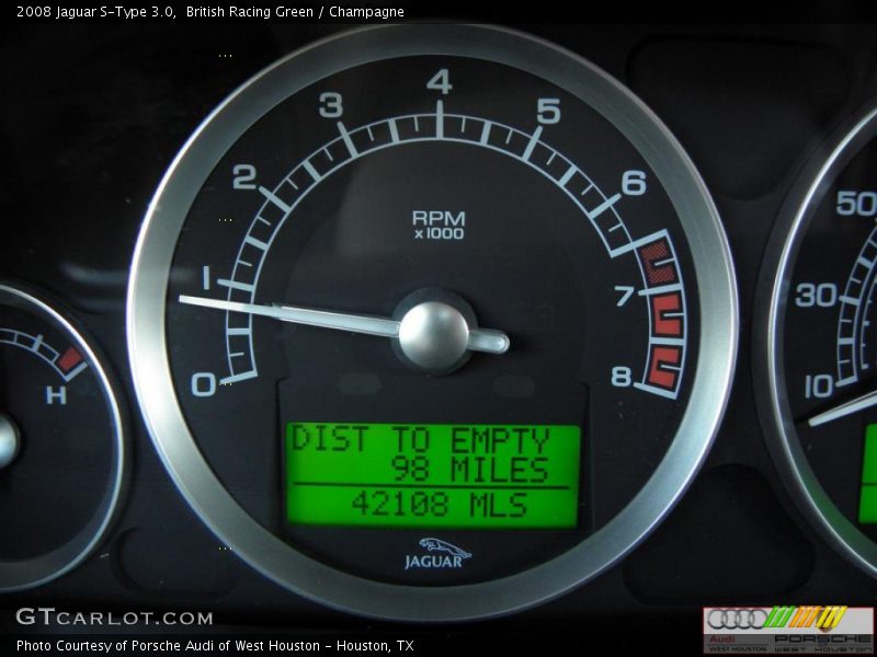 British Racing Green / Champagne 2008 Jaguar S-Type 3.0