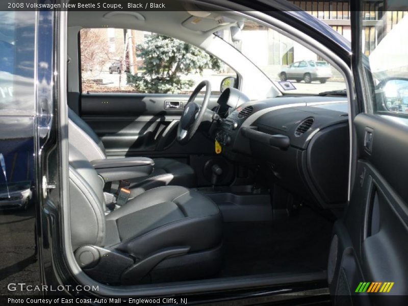 Black / Black 2008 Volkswagen New Beetle S Coupe