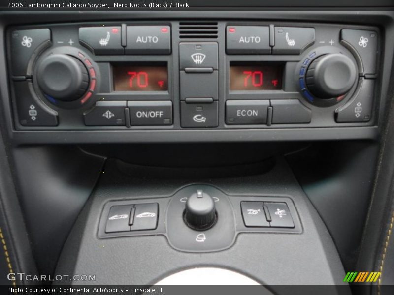Controls of 2006 Gallardo Spyder