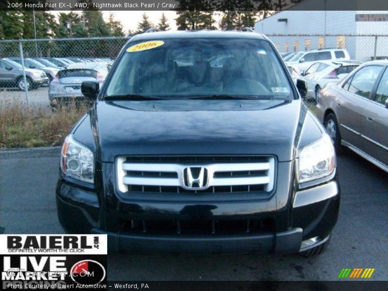 Nighthawk Black Pearl / Gray 2006 Honda Pilot EX-L 4WD