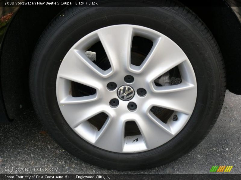 Black / Black 2008 Volkswagen New Beetle S Coupe