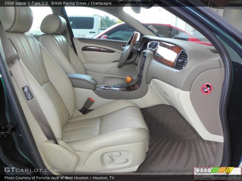  2008 S-Type 3.0 Champagne Interior