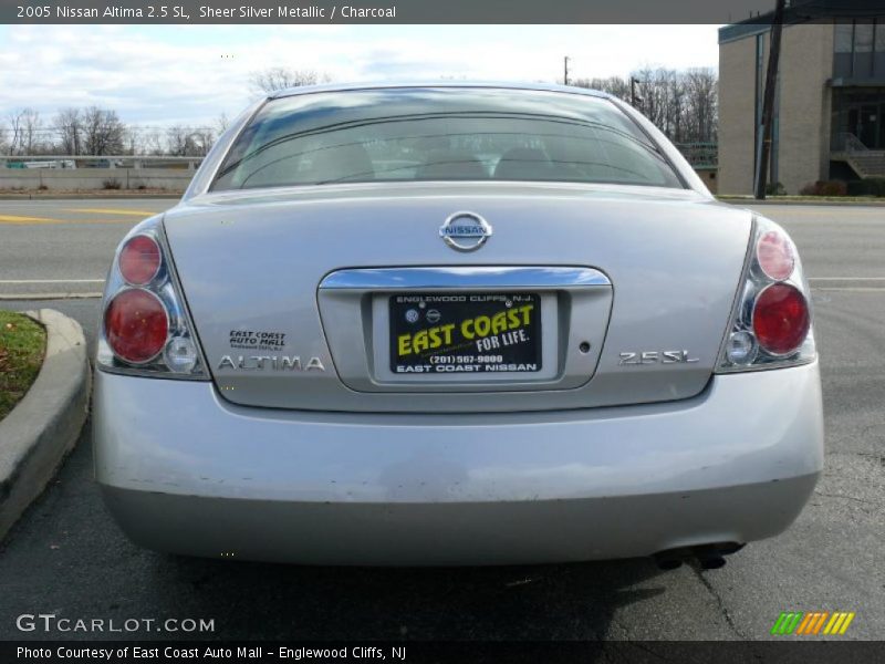 Sheer Silver Metallic / Charcoal 2005 Nissan Altima 2.5 SL