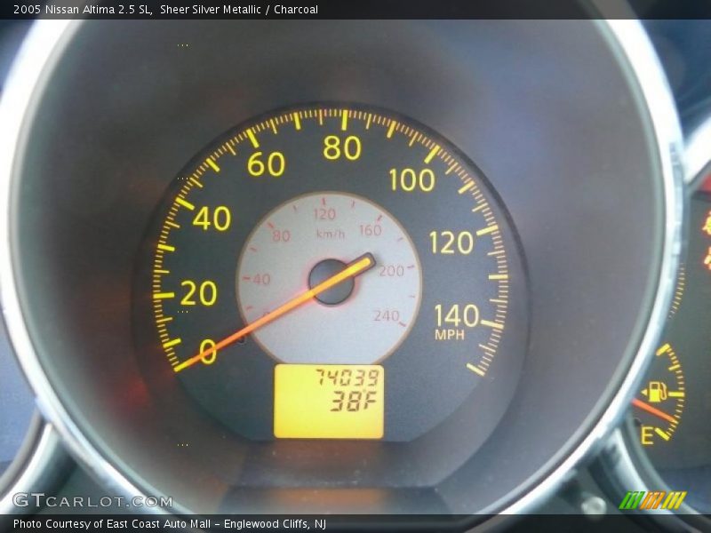 Sheer Silver Metallic / Charcoal 2005 Nissan Altima 2.5 SL