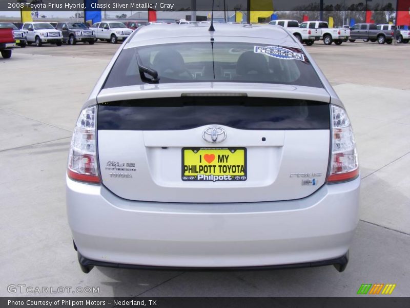Classic Silver Metallic / Gray 2008 Toyota Prius Hybrid