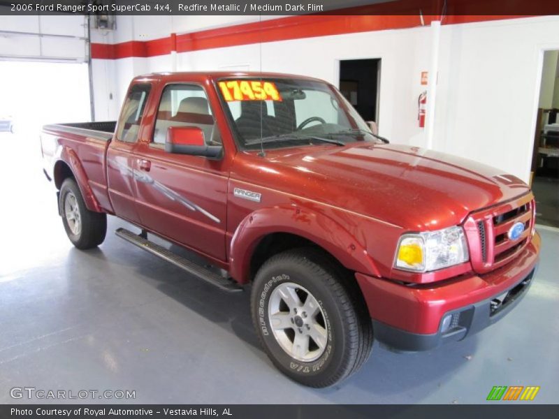 Redfire Metallic / Medium Dark Flint 2006 Ford Ranger Sport SuperCab 4x4