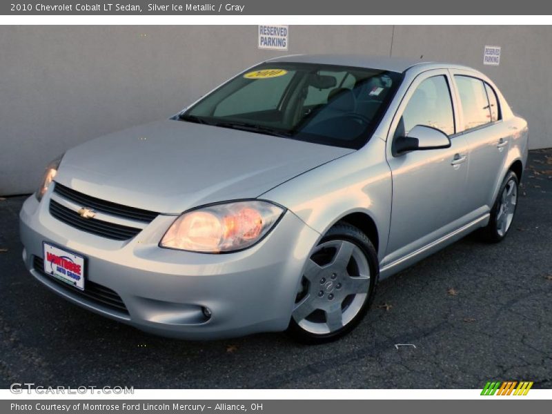 Silver Ice Metallic / Gray 2010 Chevrolet Cobalt LT Sedan