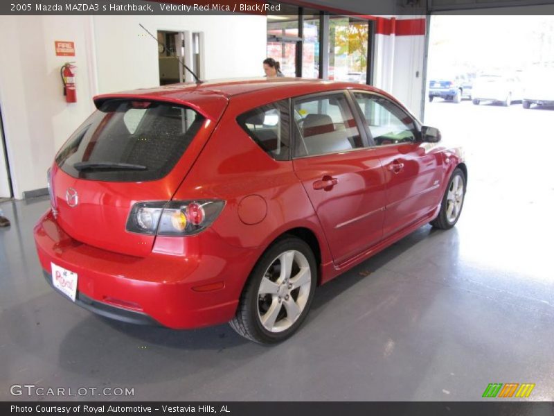 Velocity Red Mica / Black/Red 2005 Mazda MAZDA3 s Hatchback