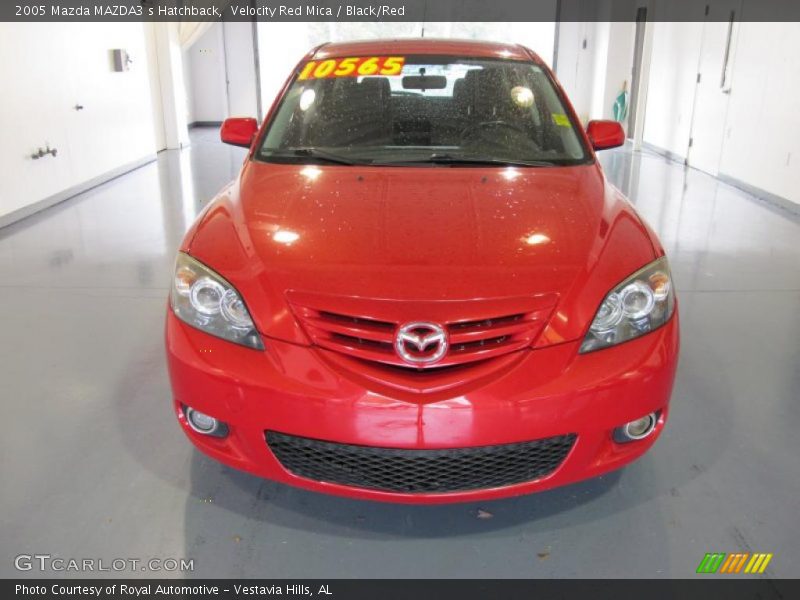 Velocity Red Mica / Black/Red 2005 Mazda MAZDA3 s Hatchback