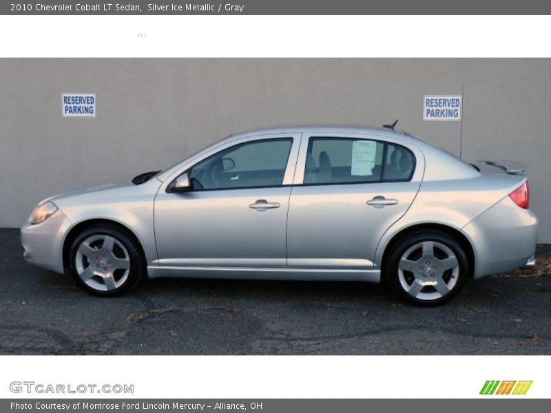 Silver Ice Metallic / Gray 2010 Chevrolet Cobalt LT Sedan