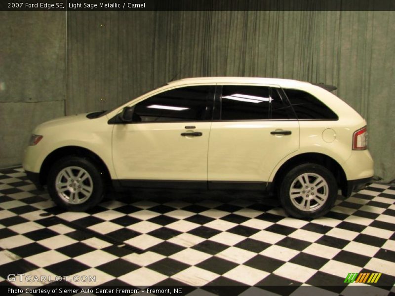Light Sage Metallic / Camel 2007 Ford Edge SE