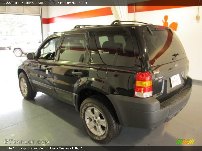 Black / Medium/Dark Flint 2007 Ford Escape XLT Sport