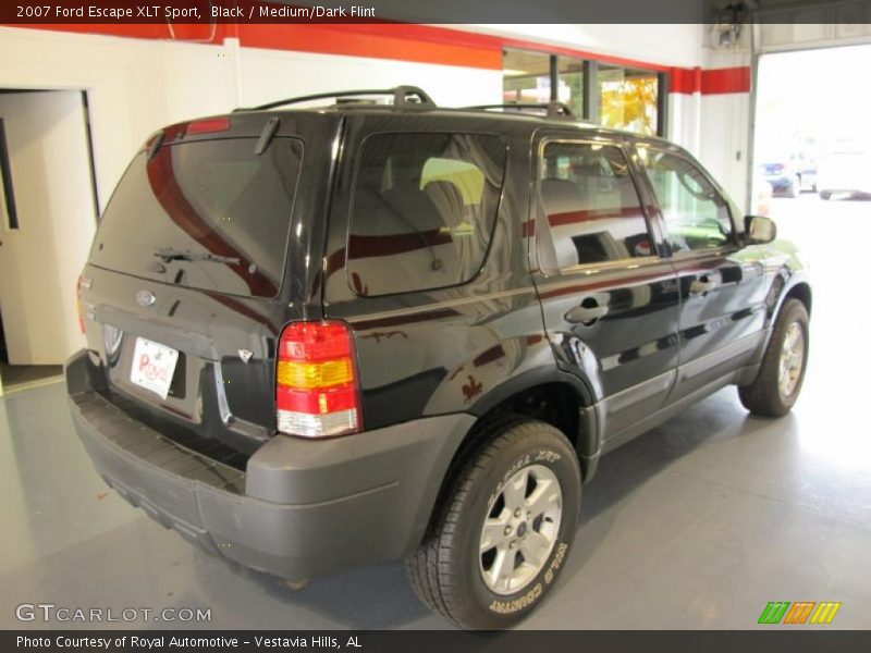 Black / Medium/Dark Flint 2007 Ford Escape XLT Sport