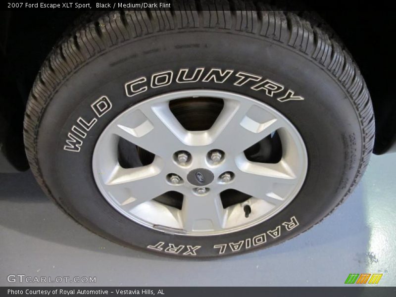Black / Medium/Dark Flint 2007 Ford Escape XLT Sport