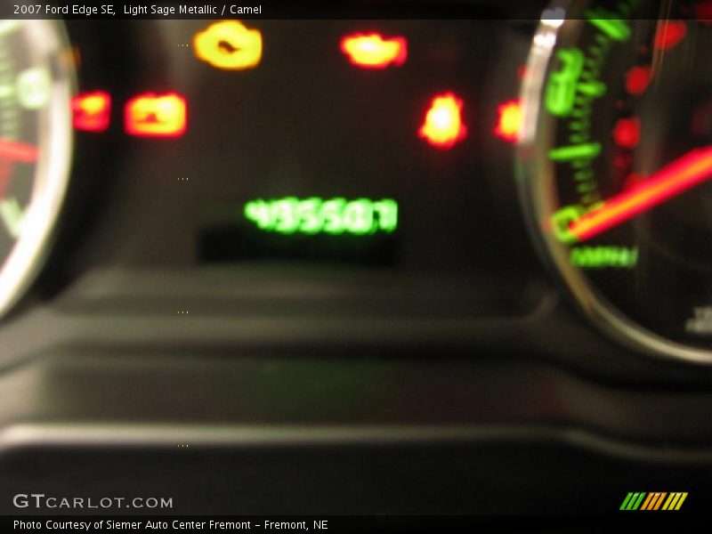 Light Sage Metallic / Camel 2007 Ford Edge SE
