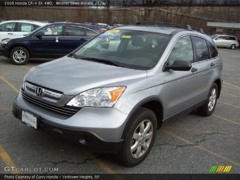 Whistler Silver Metallic / Gray 2008 Honda CR-V EX 4WD