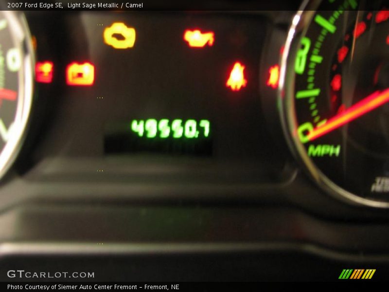 Light Sage Metallic / Camel 2007 Ford Edge SE